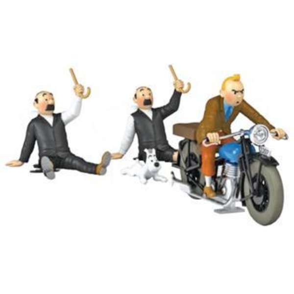Tintin - 1:24 Modellbil #70 Tintin Motorcykel multifärg