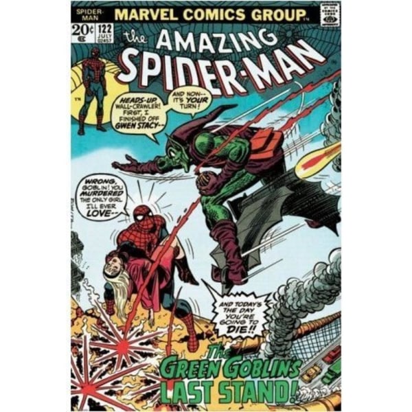 Marvel Retro - Spider-Man vs Green Goblin (Spindelmannen) multifärg