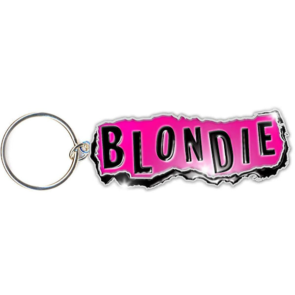 Nyckelring - Blondie - Punk Logo Multicolor