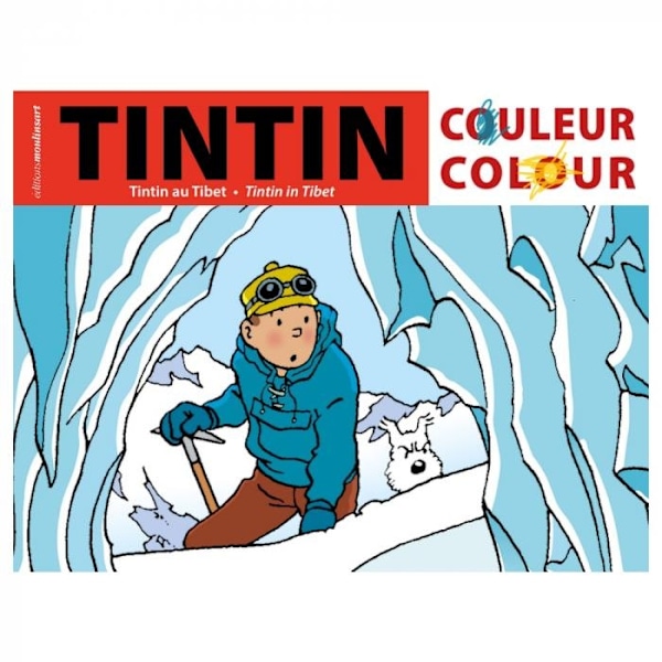 Tintin - Målarbok - Tintin i Tibet Multicolor