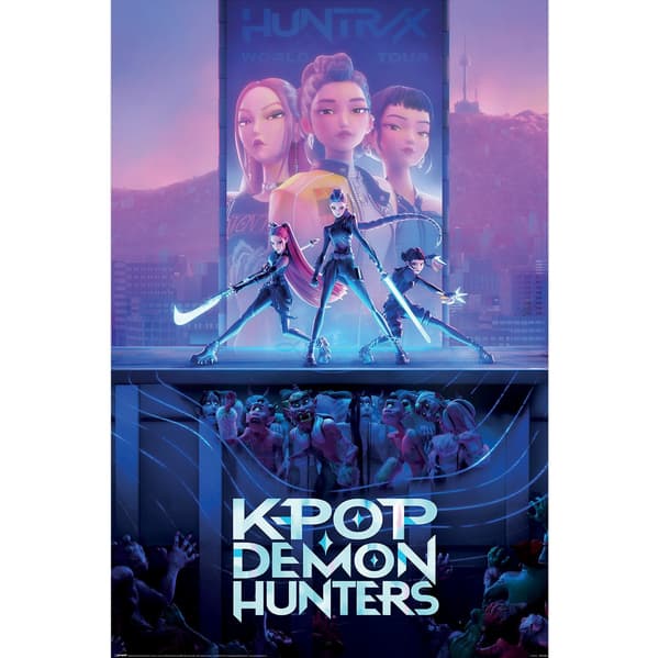 Poster - K-POP DEMON HUNTERS (KEY ART) multifärg
