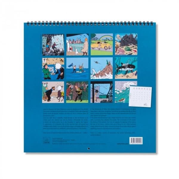 Tintin - Väggkalender 30 x 30 cm 2027 Multicolor