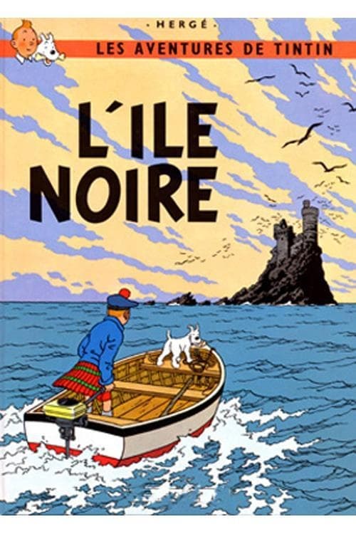 Poster - Tintin L'Île Noire - Den svarta ön multifärg