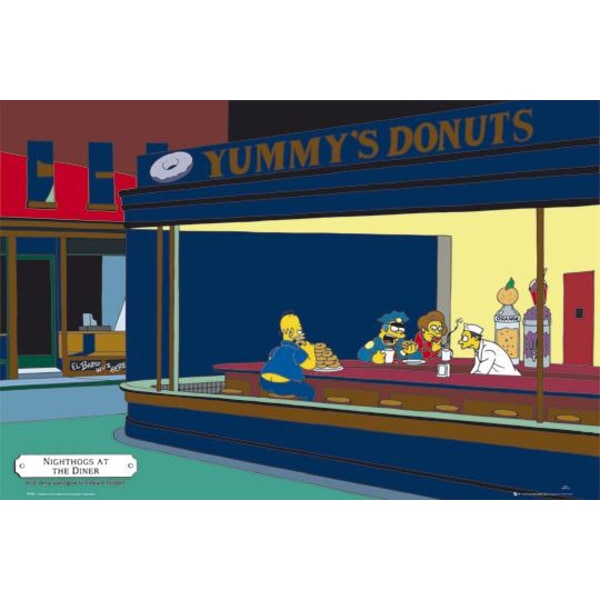 The Simpsons - Yummy's Donuts Multicolor