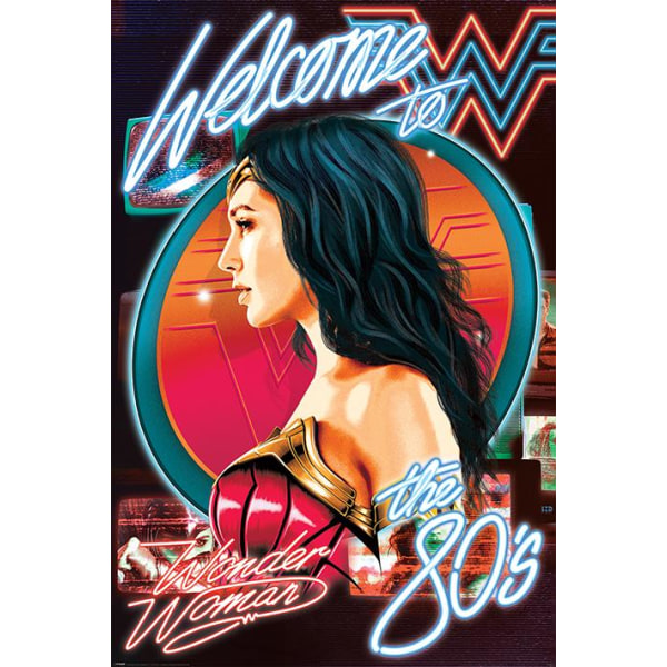 Wonder Woman 1984 (Velkommen til 80'erne) Maxi-plakat Multicolor