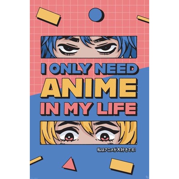 All I need is Anime multifärg