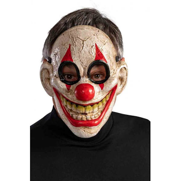 Ansiktsmask - Clown Vit