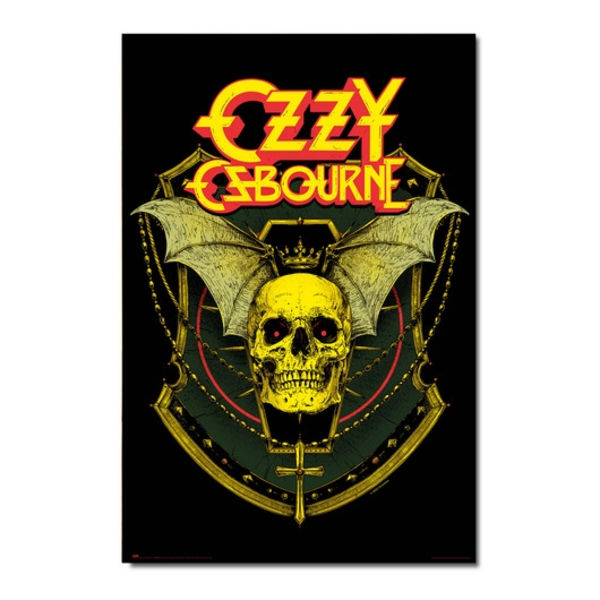 OZZY OSBOURNE - SKULL multifärg