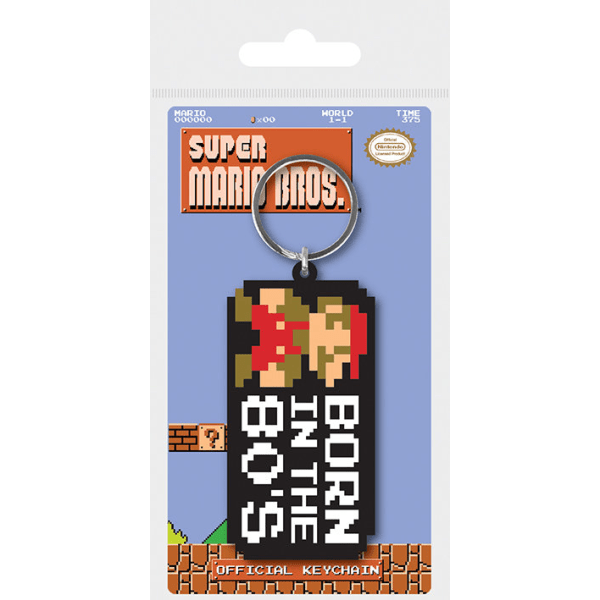 Nyckelring - Super Mario Bros. (Born In The 80's) Multicolor