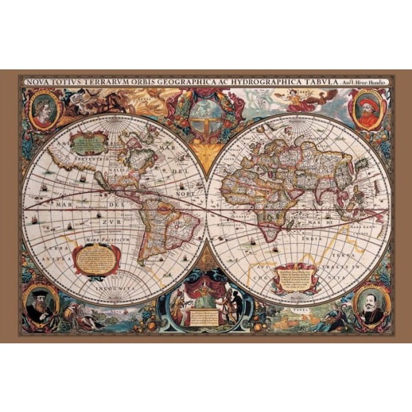 1600-luvun maailmankartta - 1600-luvun maailmankartta Multicolor