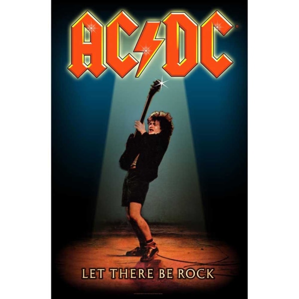 Posterflagga - AC/DC - Let There Be Rock Multicolor