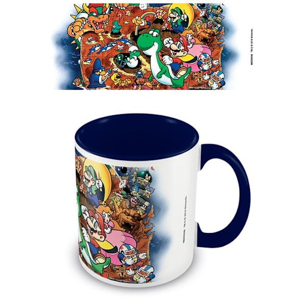 Super Mario - World - Blue - Mugg Multicolor