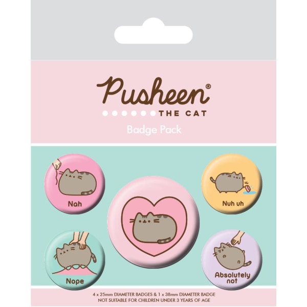 Badge Pack Pusheen (Nah) Multicolor