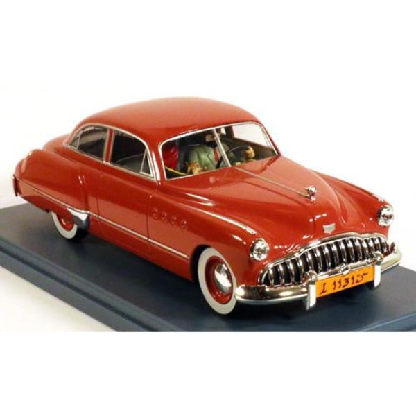 Tintin - 1:24 Modellbil #23 - Buick Roadmaster multifärg