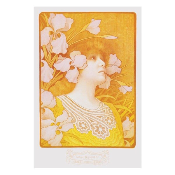 Paul Berthon - Sarah Bernhardt Multicolor
