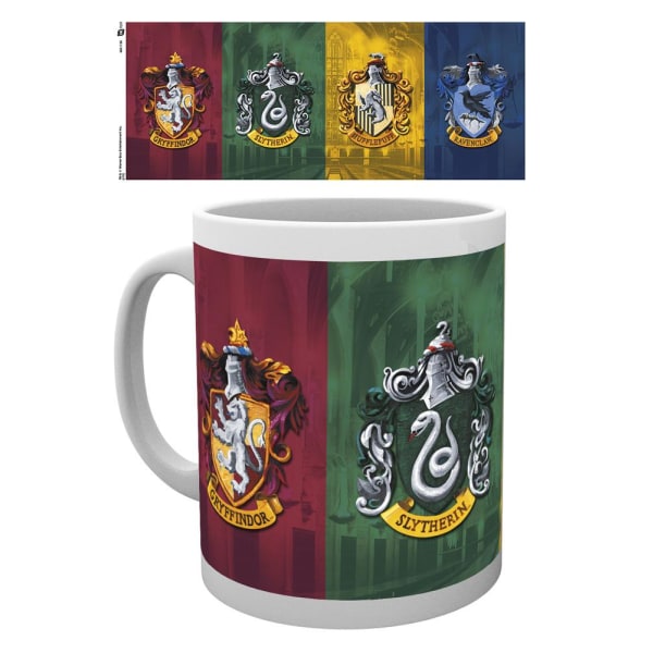 Mugg - Harry Potter - All Crests multifärg