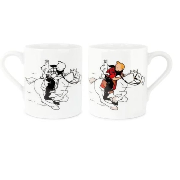 Tintin i Amerika - Mugg Multicolor