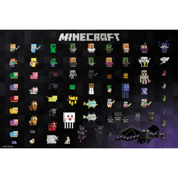 Minecraft - Pixel Sprites multifärg