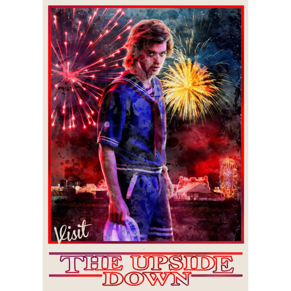 A3 Print - Stranger Things - Steve Harrington multifärg