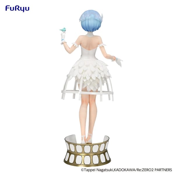 Staty - Re: Zero Exceed Creative PVC Statue Rem Cage Dress 22 cm multifärg