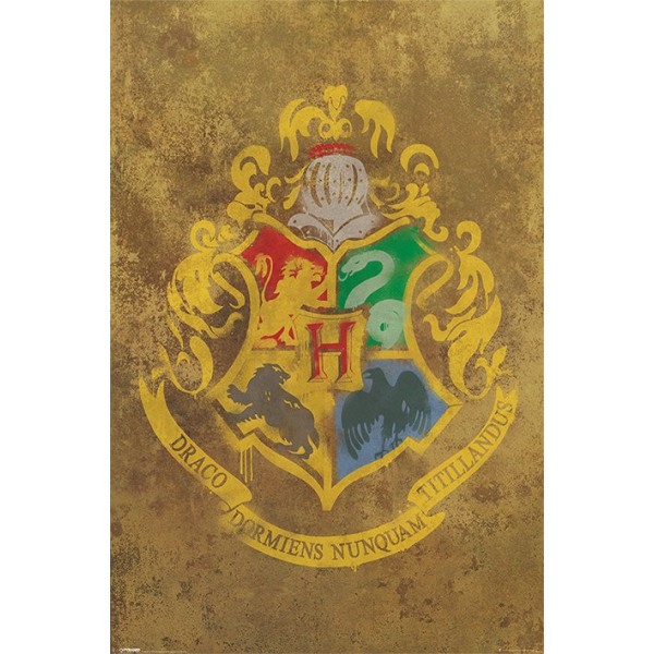 Harry Potter - Hogwarts Crest multifärg