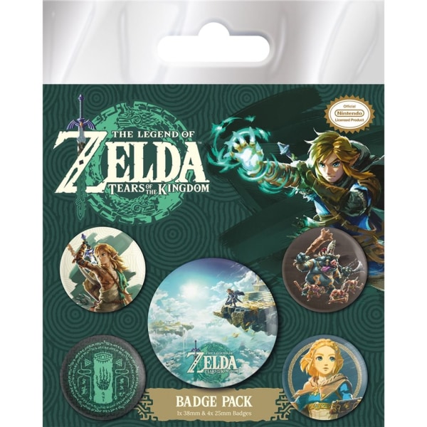 Badge Pack - The Legend of Zelda: Tears of the Kingdom (Hyrule Skies) multifärg