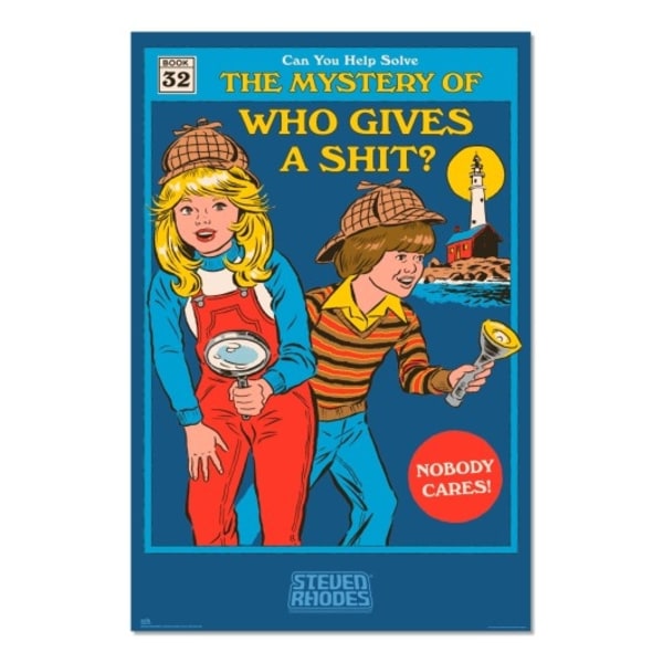 Poster - STEVEN RHODES - WHO GIVES A SHIT Multicolor