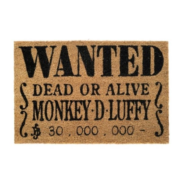 Dörrmatta - One Piece - Wanted multifärg