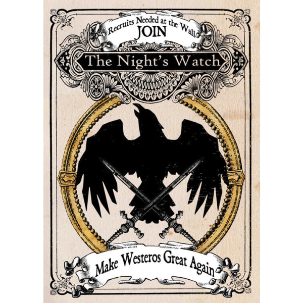 A3 Print - Game Of Thrones - Join The Night's Watch Multicolor
