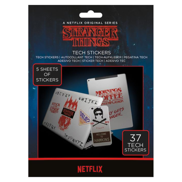 Tech stickers - Stranger Things (The Upside Down) multifärg