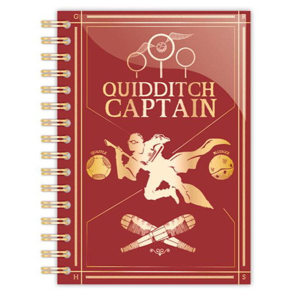 Anteckningsbok - Harry Potter - Quidditch Captain Multicolor