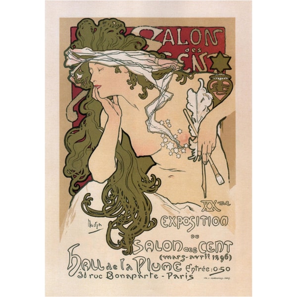 A3 Print - Alphonse Mucha - No5 Multicolor