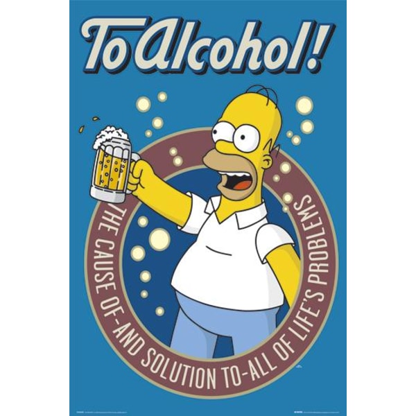 Simpsonit - Alkoholiin! Multicolor