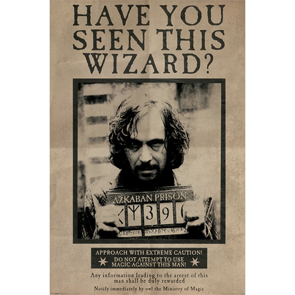 Harry Potter - Wanted Sirius Black Multicolor