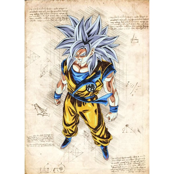 A3 Print - Dragon Ball Z - DBZ 6 Multicolor