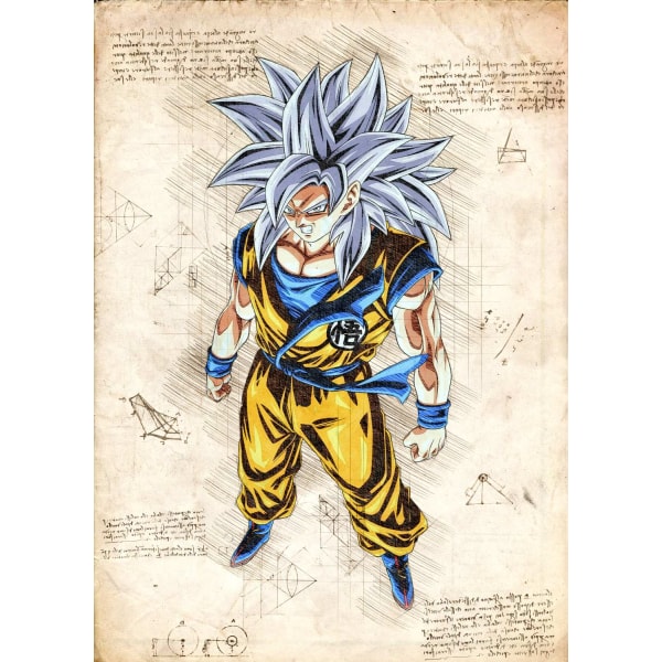 A3-print - Dragon Ball Z - DBZ 6 Multicolor