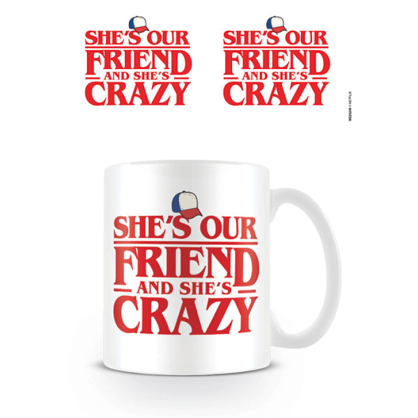 Stranger Things - Shes Our Friend - Mugg Multicolor