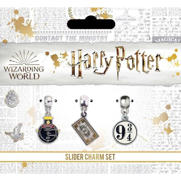 Harry Potter - Hogwarts Express Berlockset - Silverpläterad multifärg