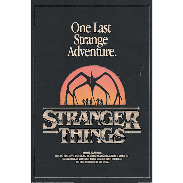 Poster - STRANGER THINGS 5 (THE MIND FLAYER POSTER) Multicolor