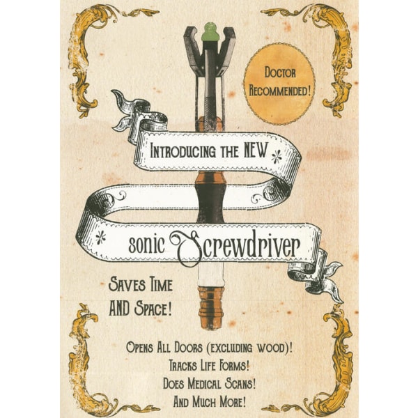 A3 Print - Doctor Who - The new sonic screwdriver multifärg