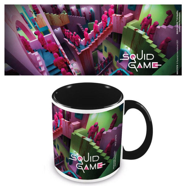Squid Game (Stairs) Black Multicolor