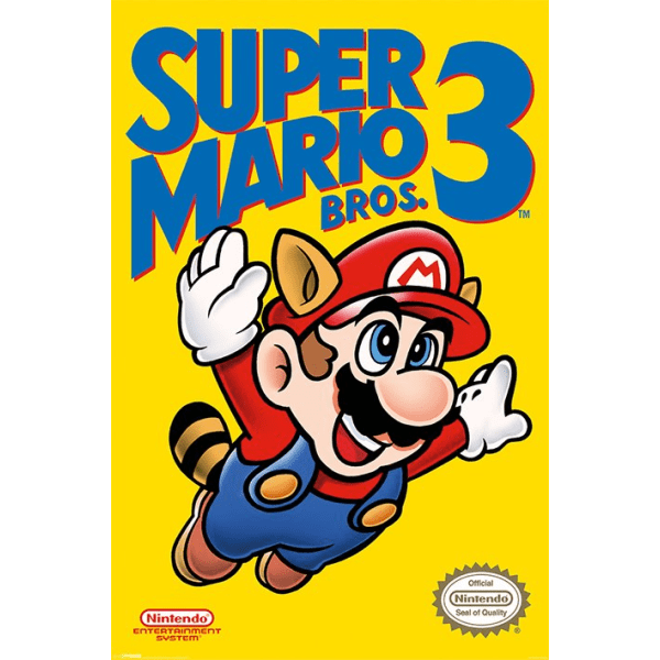 Super Mario Bros. 3 - NES Cover multifärg