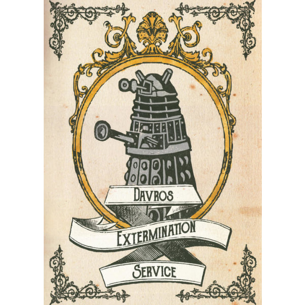 A3 Print Doctor Who - Davros udryddelsestjeneste Multicolor