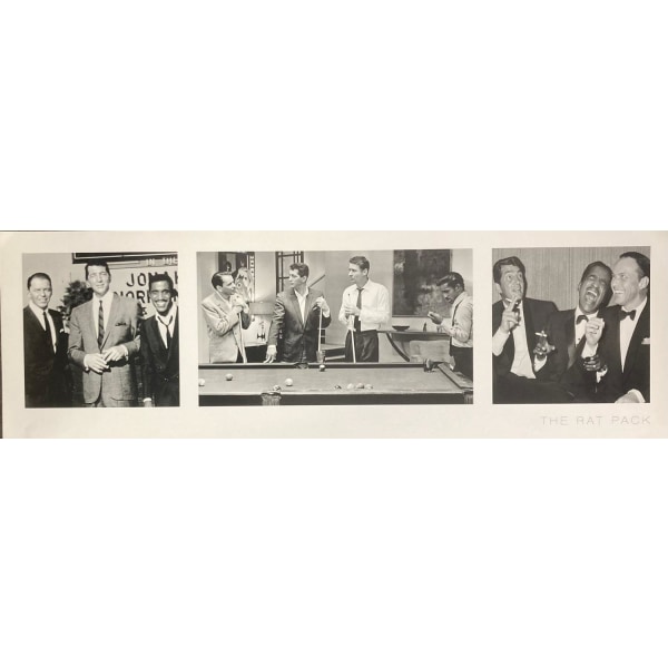 The Rat Pack - Frank S, Dean M, Sammy Davis JR & Peter Lawford Multicolor