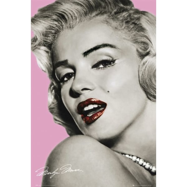 Marilyn Monroe - Red Lips Pink Multicolor