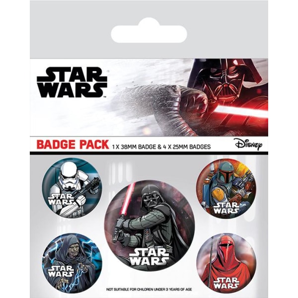 Badge Pack - Star Wars (Dark Side) multifärg