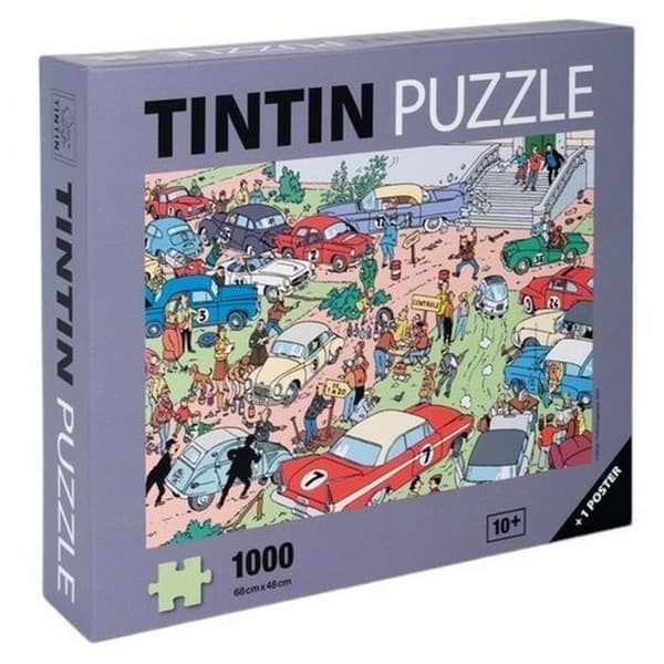 Tintin - Pussel - Rally multifärg M