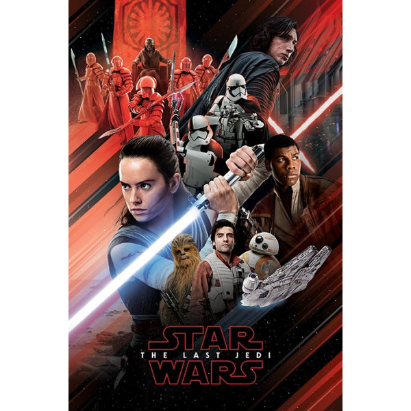 Star Wars - The Last Jedi - Red montage Multicolor