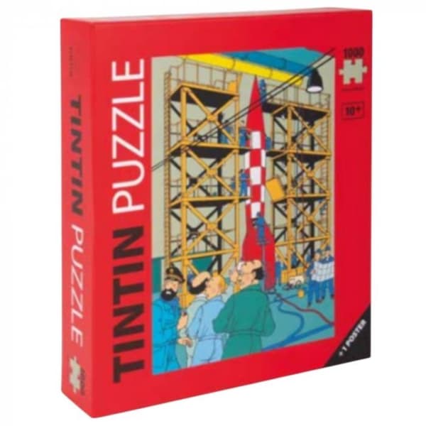 Tintin - Pussel - Raketen med ramper multifärg M