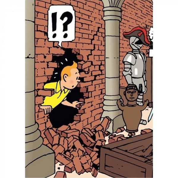 Tintin - Plastficka A4 - Enhörningens hemlighet 1 multifärg